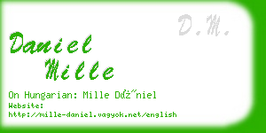 daniel mille business card